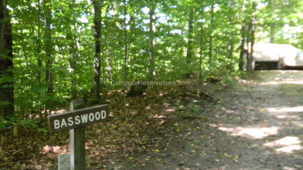 Campsite Basswood in Coolidge State Park Campground LeanTo Loop at Coolidge State Park